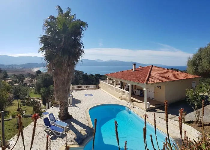 Villa Liamone Studio Fuer 3 Personen , 400 M Vom Strand, Pool, Klimaanlage